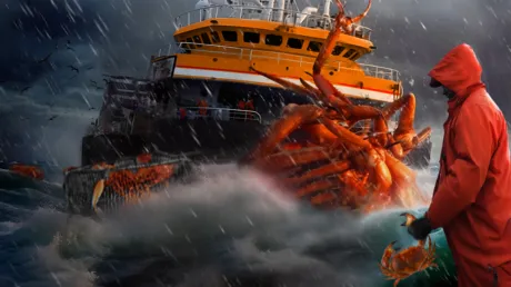 Portada de 01 Deadliest Zone Catch — Boat Crab & Fishing Simulator