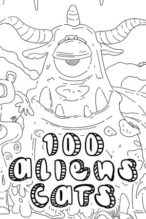 Portada de 100 Aliens Cats
