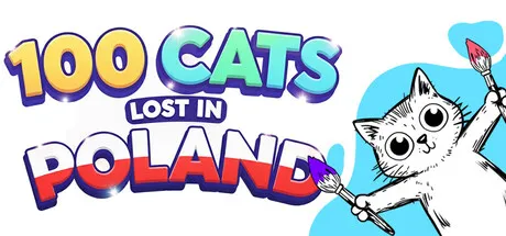 Portada de 100 Cats Lost In Poland Find & Color