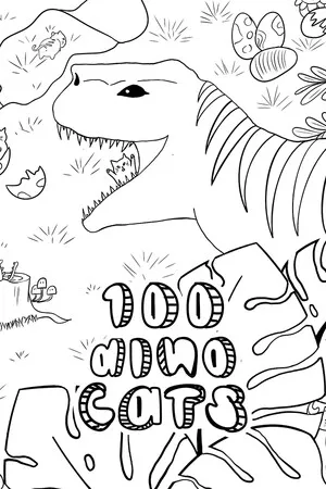 Portada de 100 Dino Cats