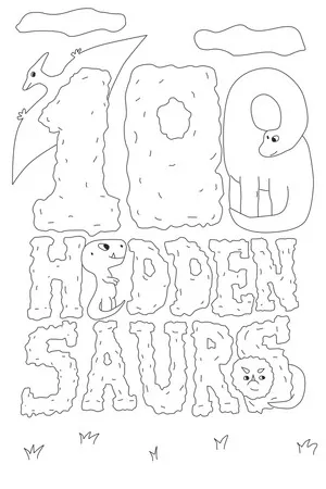 Portada de 100 Hiddensaurs