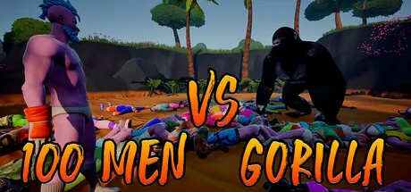 Portada de 100 Men VS Gorilla