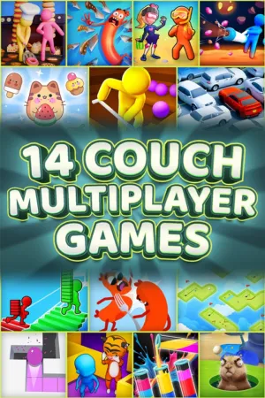 Portada de 14 Couch Multiplayer Games
