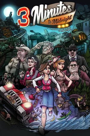 Portada de 3 Minutes to Midnight - A Comedy Graphic Adventure
