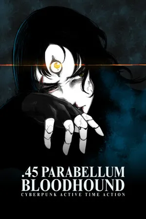 Portada de .45 PARABELLUM BLOODHOUND - Cyberpunk Active Time Action
