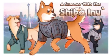 Portada de A Summer with the Shiba Inu