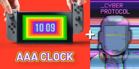 Portada de AAA Clock + Cyber Protocol
