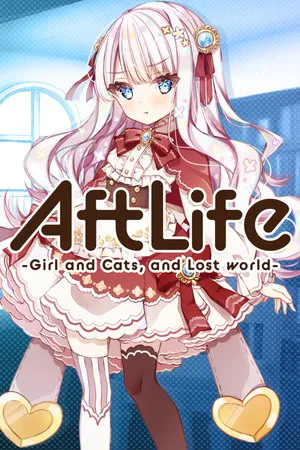Portada de AftLife -少女と猫と、失われた世界-