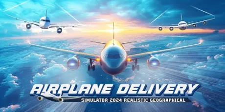 Portada de Airplane Delivery Simulator 2024: Realistic Geographical