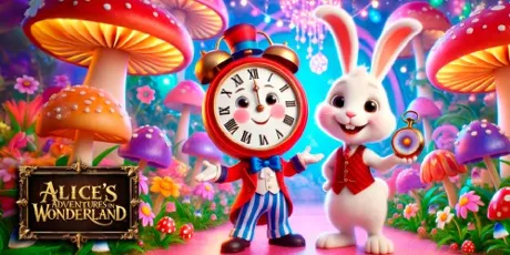 Portada de Alice's Adventures in Wonderland