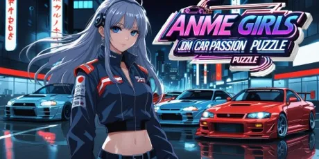 Portada de Anime Girls: JDM Car Passion Puzzle