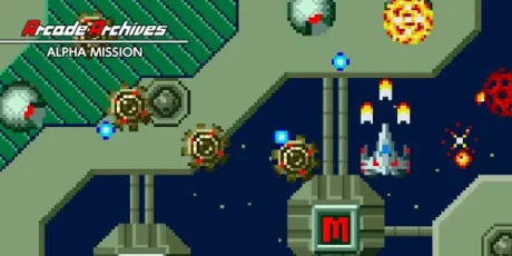 Portada de Arcade Archives ALPHA MISSION