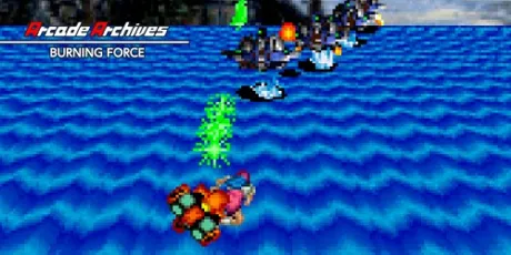 Portada de Arcade Archives BURNING FORCE