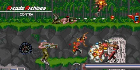 Portada de Arcade Archives CONTRA