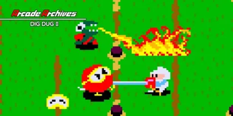 Portada de Arcade Archives DIG DUG II