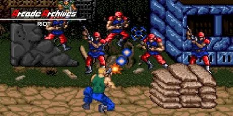 Portada de Arcade Archives RIOT