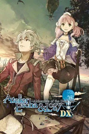 Portada de Atelier Escha & Logy: Alchemists of the Dusk Sky DX