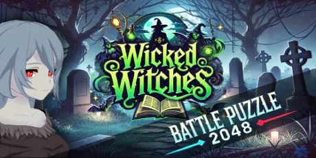 Portada de Battle Puzzle 2048 - Wicked Witches
