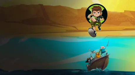 Portada de Ben 10 y Hora de aventuras