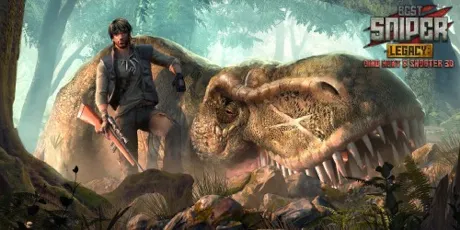Portada de Best Sniper Legacy: Dino Hunt & Shooter 3D
