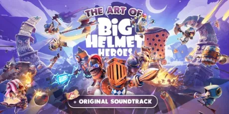 Portada de Big Helmet Heroes - Artbook & OST
