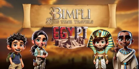 Portada de Bimfli & His Time Travels: Egypt