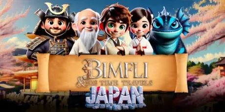 Portada de Bimfli & His Time Travels: Japan