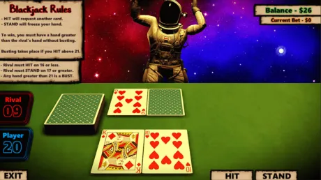 Captura de Blackjack In Space
