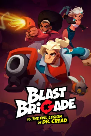 Portada de Blast Brigade vs. the Evil Legion of Dr. Cread