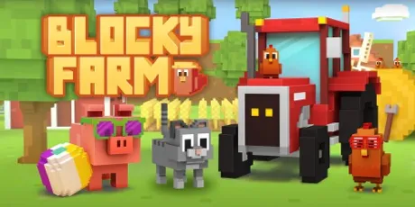 Portada de Blocky Farm