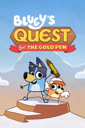 Portada de Bluey's Quest For The Gold Pen
