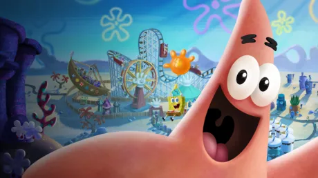 Portada de Bob Esponja: El juego de Patricio Estrella