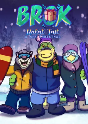 Portada de BROK the InvestiGator - Natal Tail, A New Christmas
