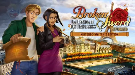 Portada de Broken Sword - La Leyenda de los Templarios: Reforged - Nintendo Switch 2 Edition
