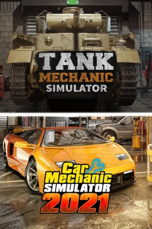 Portada de Car Mechanic Simulator 2021 & Tank Mechanic Simulator