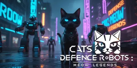 Portada de Cats Defense Robots: Meow Legends
