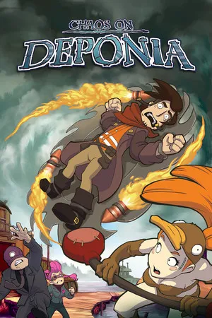 Portada de Chaos on Deponia