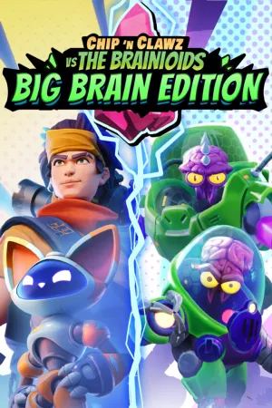 Portada de Chip ‘n Clawz vs. The Brainioids - Big Brain Edition