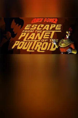 Portada de Cluck Yegger in Escape From The Planet of The Poultroid