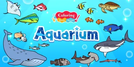 Portada de Colección del libro de colorear Acuario
