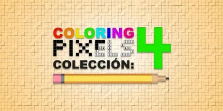 Portada de Coloring Pixels: colección 4