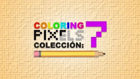 Portada de Coloring Pixels: colección 7