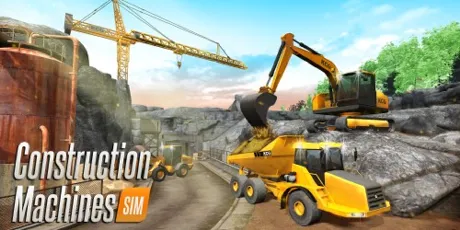 Portada de Construction Machines SIM: Bridges, buildings and constructor trucks simulator