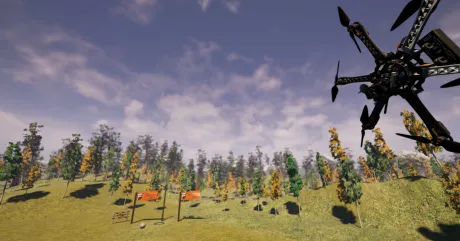 Captura de Copter and Sky
