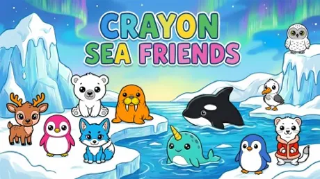 Portada de CRAYON SEA FRIENDS