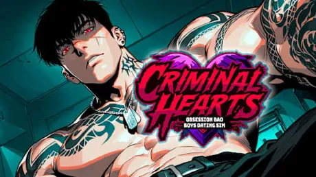 Portada de Criminal Hearts: Obsession Bad Boys Dating Sim