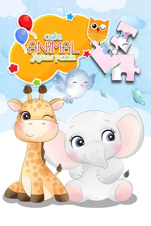 Portada de Cute animal jigsaw puzzle