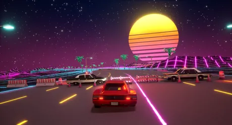 Captura de Cyber OutRun