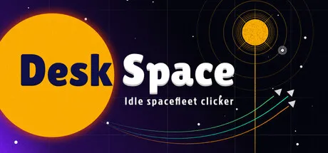 Portada de Desk Space: Idle Spacefleet clicker