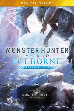 Portada de Digital Deluxe edic. maestra de Monster Hunter World: Iceborne